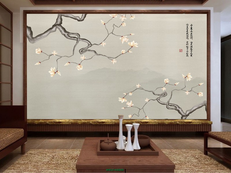 Cành hoa mộc lan MHL2-036KG